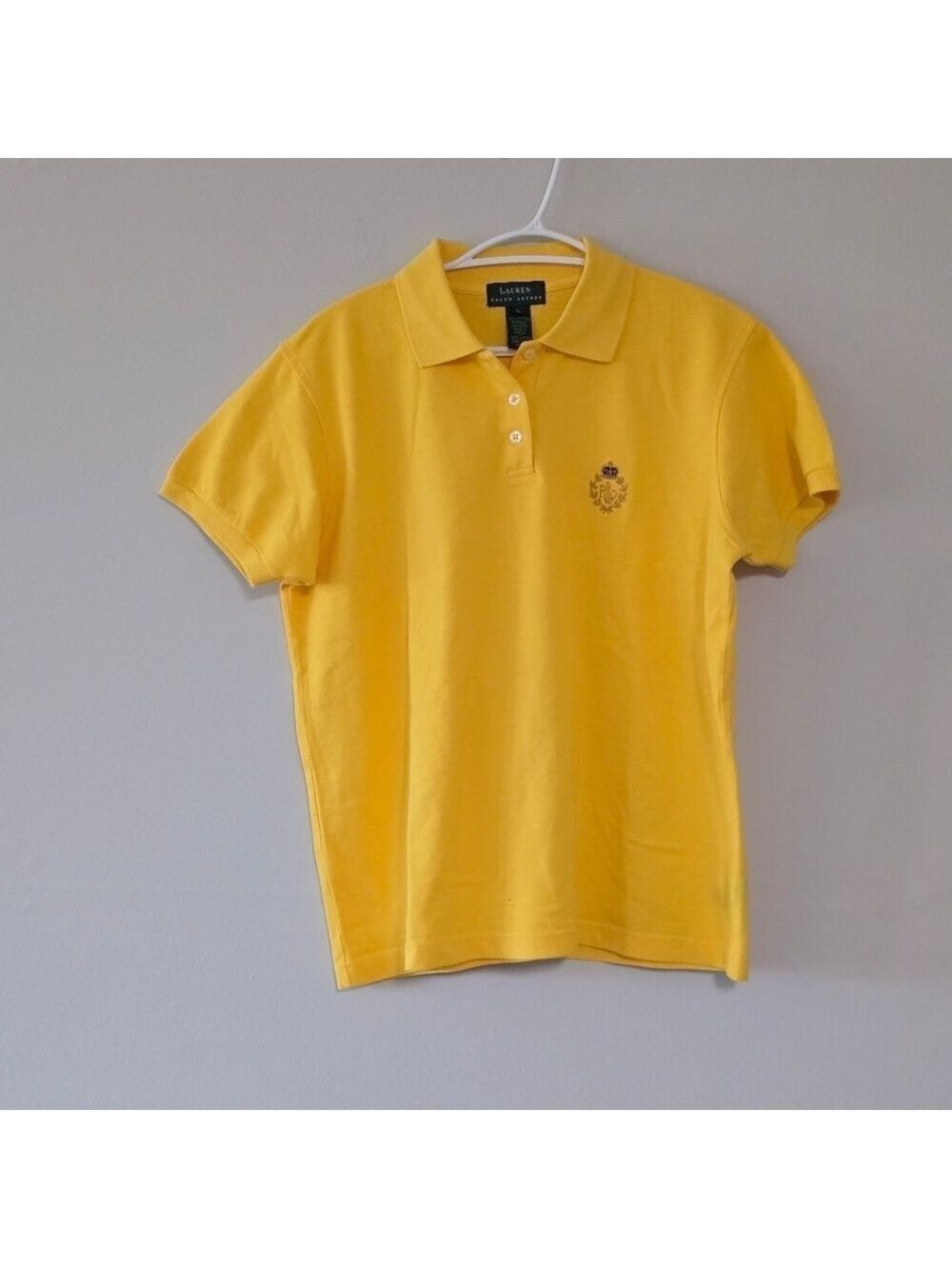 Lauren Ralph lauren polo tshirt color yellow size large